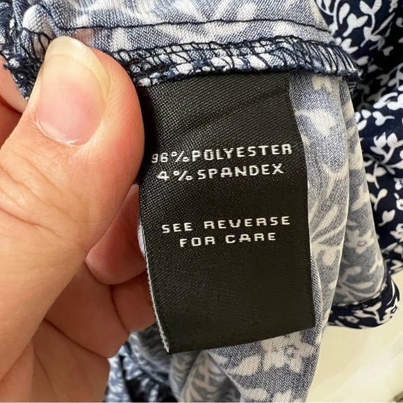 MSK Black and White Floral Midi Dress Size M - Picture 4 of 5